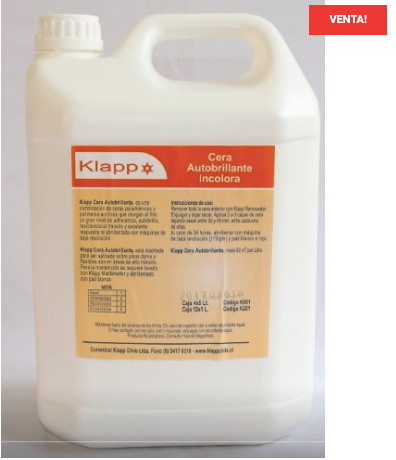 CERA ACRILICA BI 5L. KLAPP