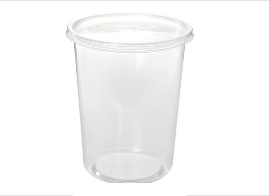 CAJA VASO LITRO CON TAPA (1X250)