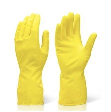 Guante Amarillo de ASEO Goma IMPEKE